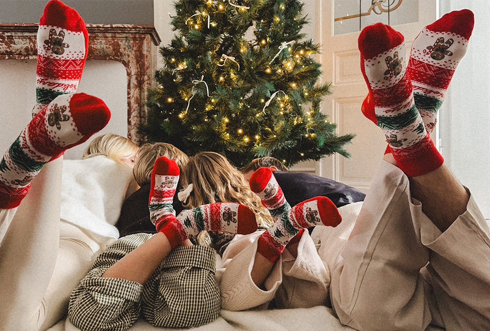 Новогодние носки